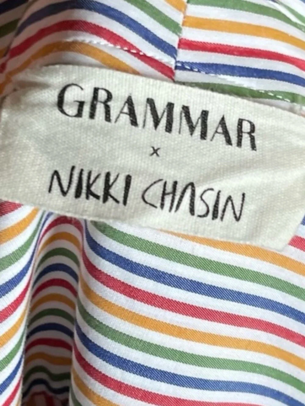 Grammar NYC X Nikki Chasin Preposition Shirt - Picture 4 of 4